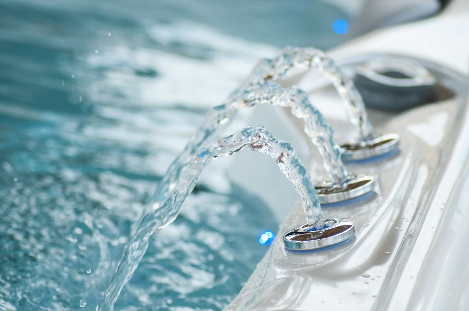 Hot tub water jets